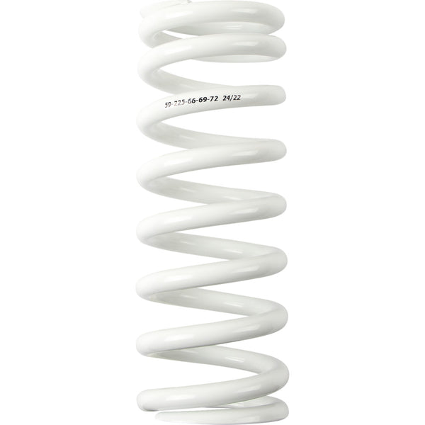 Moose Offroad Shock Spring - 59 mm OD - 66/69/72 n/mm - White 1312-1016