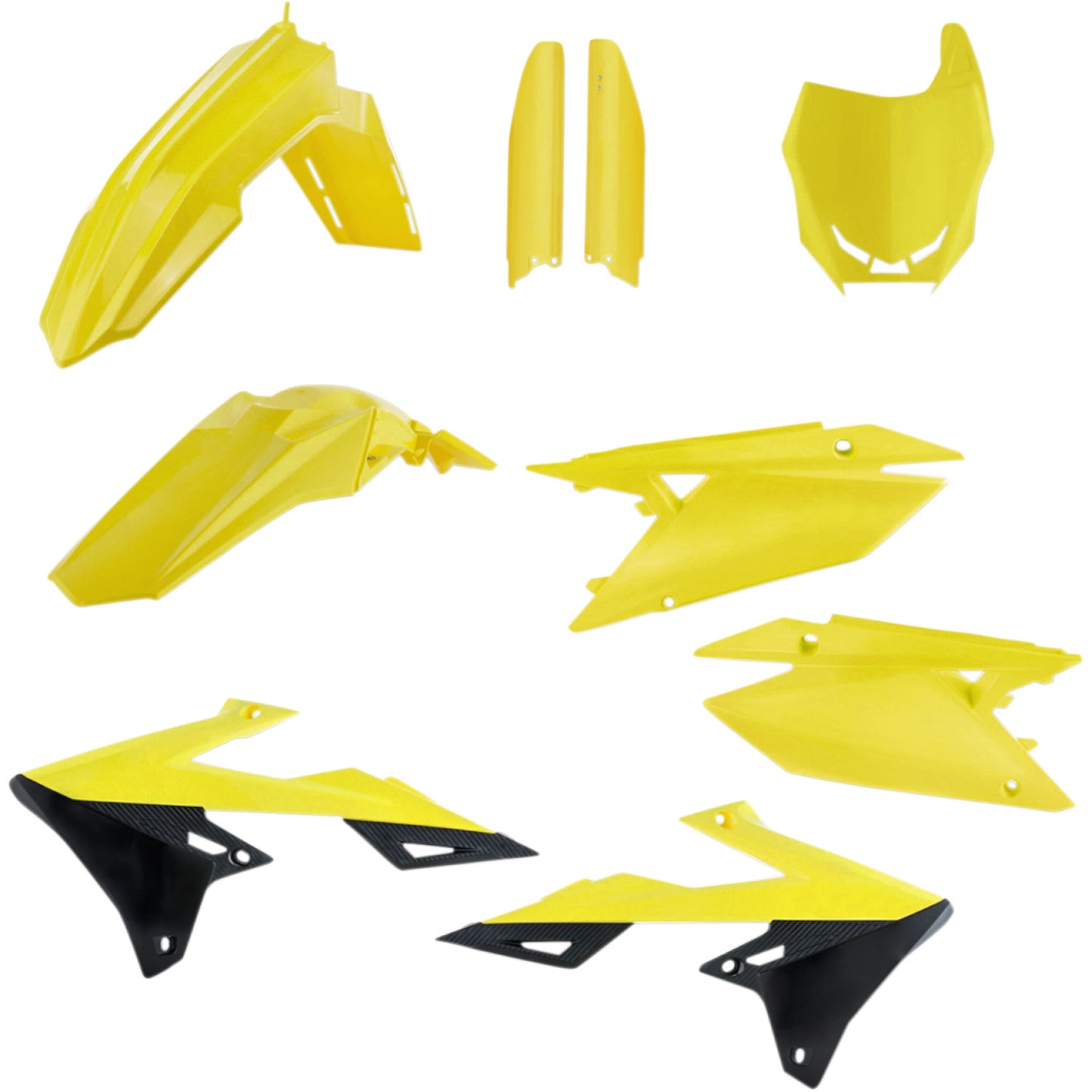 ACERBIS Full Replacement Body Kit - Fluorescent Yellow 2686554310