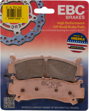 EBC Sintered "R" Brake Pads FA702R