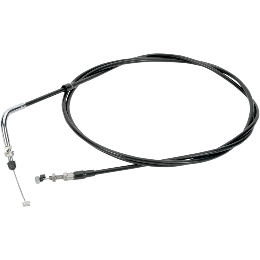 WSM Black Vinyl Throttle Cable - Yamaha 002-055