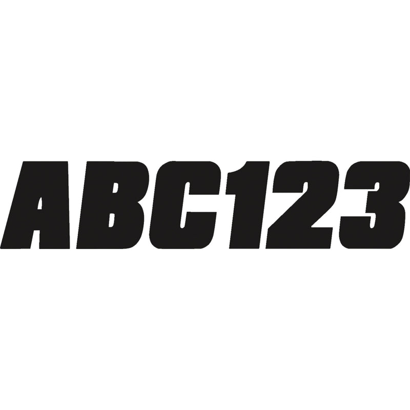 Hardline Sticker Kit - 2" - Black BLK500EC | Stickers Decals