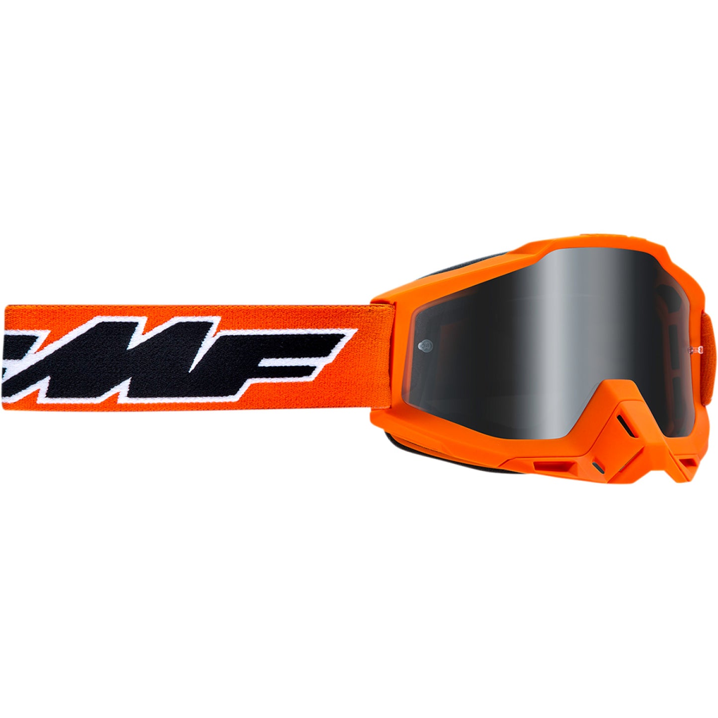 FMF Youth PowerBomb Goggles - Rocket - Orange - Silver Mirror F-50048-00003
