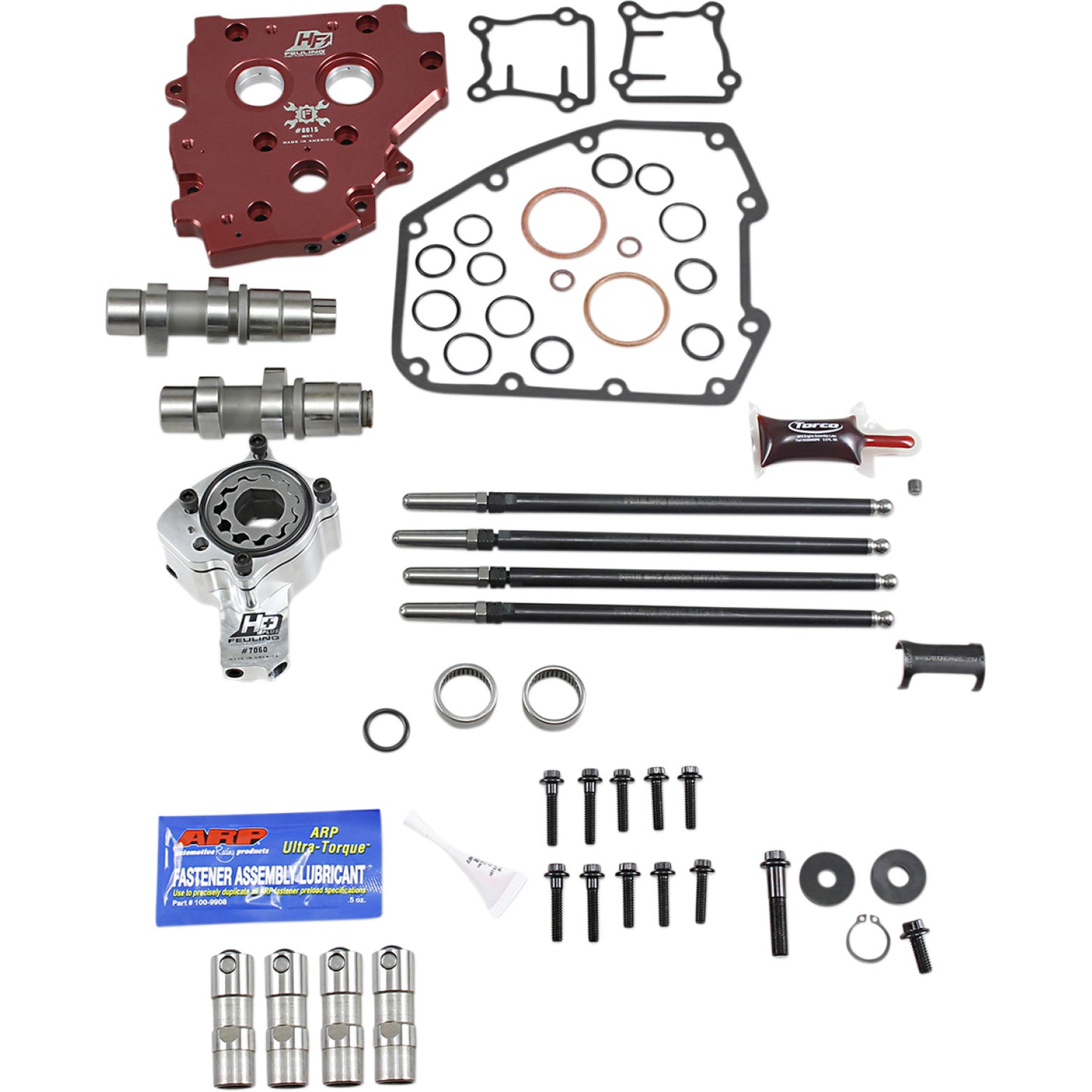 FEULING OIL PUMP CORP. Camchest Kit - HP+? - 543 Series - Gear Drive - Twin Cam 7233 by Feuling Oil Pump Corp. Cams & Parts