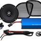 Hogtunes Front Speaker Kit - 225-Watt Amp G4 RG KIT-RM