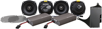 Hogtunes Dual Amp/Speaker Kit - XL Series - FLH ULTRA KIT-XL