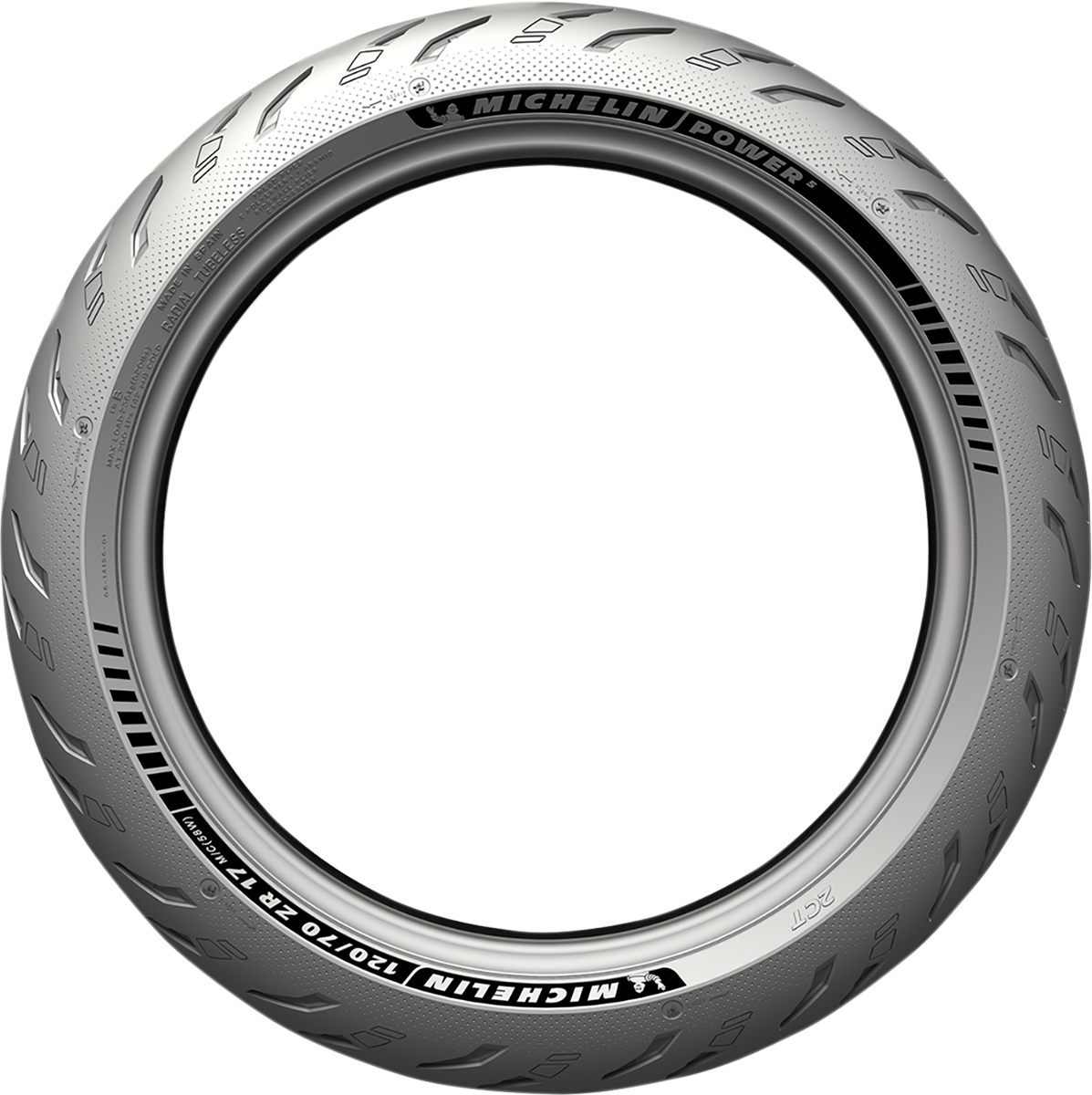 MICHELIN Tire - Power 5 - Front - 120/70ZR17 - (58W) 82645