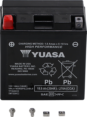 Yuasa Battery - FA - YTX20CH YUAM7220C