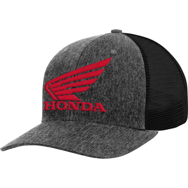 Honda Apparel Honda Trucker Hat - Charcoal/Red NP21A-H3163