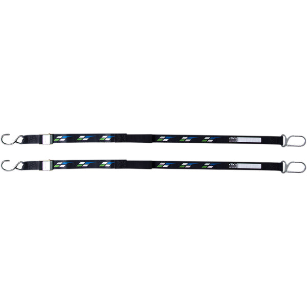 Factory Effex Tie-Downs - Black - Kawasaki 22-45180