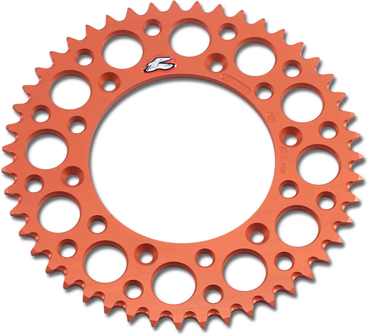 RENTHAL Sprocket - Orange - 47 Tooth 224U-520-47GPOR