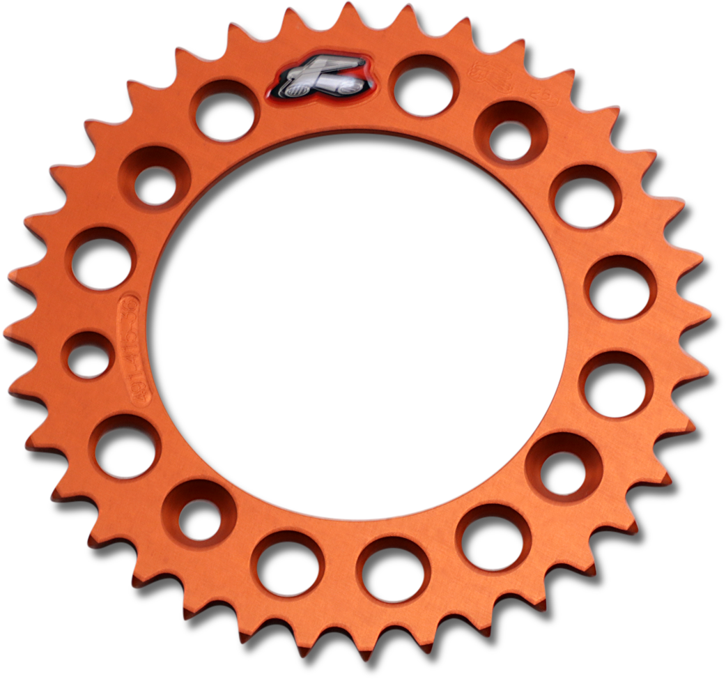 RENTHAL Rear Sprocket - Orange - 36 Tooth 491--415-36P-OR