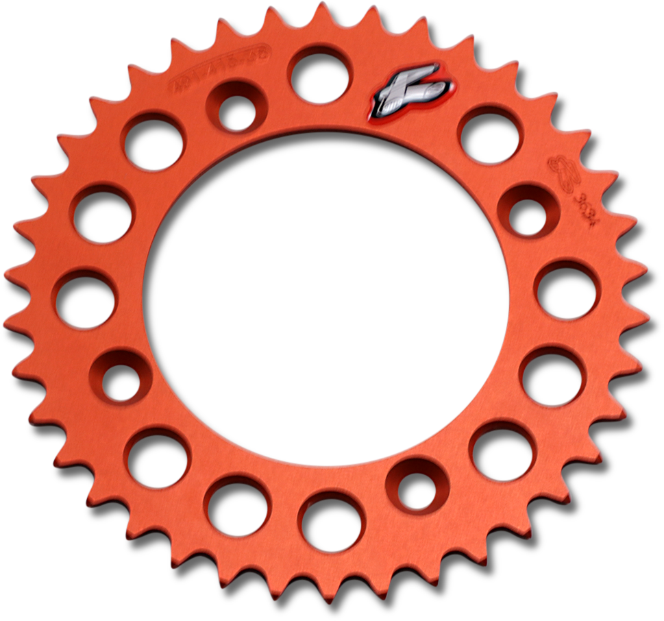 RENTHAL Rear Sprocket - Orange - 38 Tooth 491--415-38P-OR