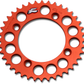 RENTHAL Rear Sprocket - Orange - 40 Tooth 491--415-40P-OR