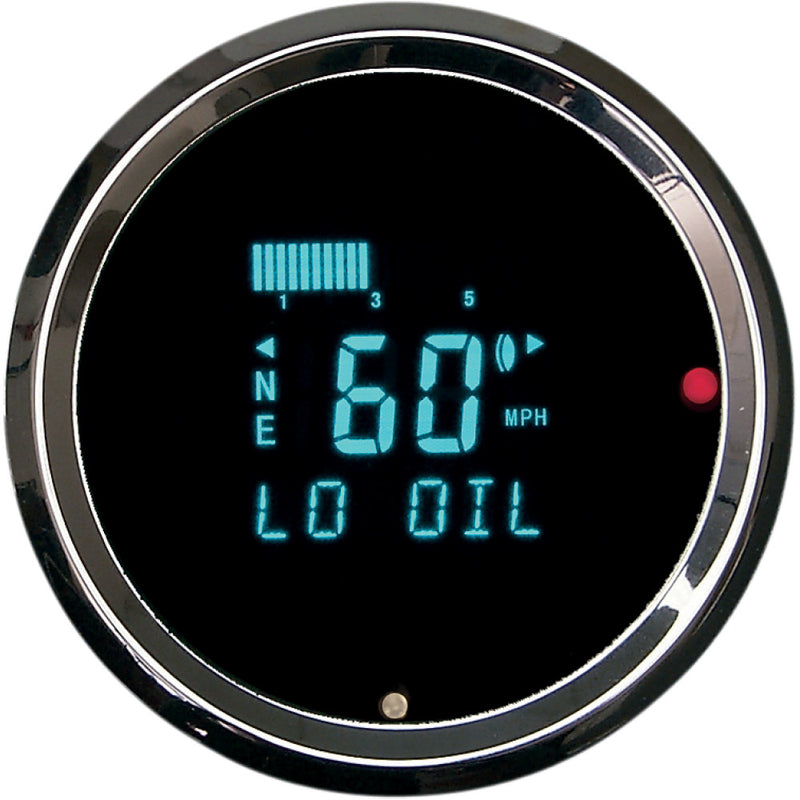 Dakota Digital 3011 Round Digital Speedometer with Indicators - 3-3/8" HLY-3011