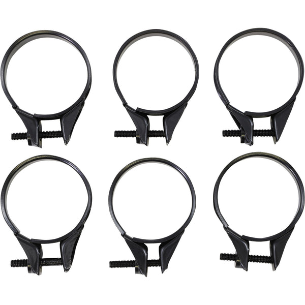 Moose Racing Carburetor Clamps - 35-38 mm - 6-Pack 110-1038