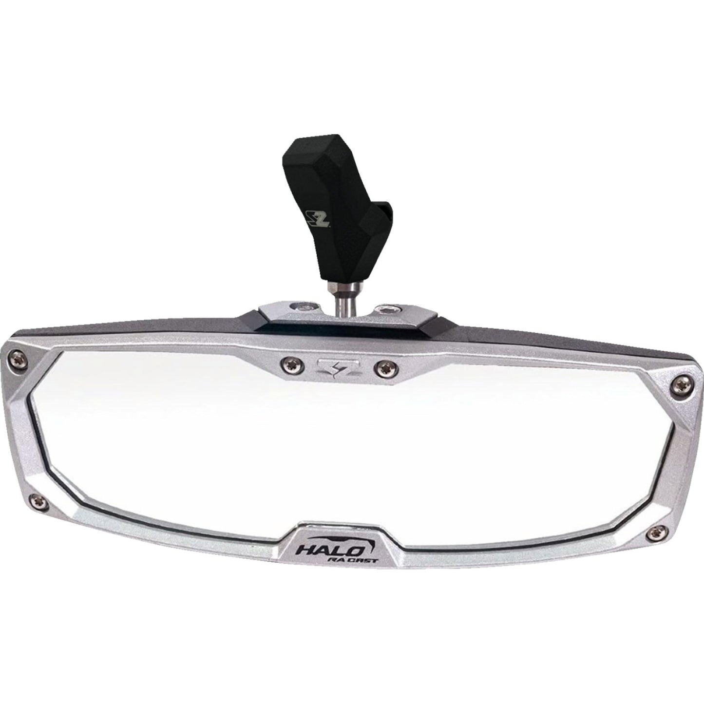 SEIZMIK Mirror - Halo R - Rear View - Rectangle - Black w/Silver Bezel - Each - CF Moto 56-18033