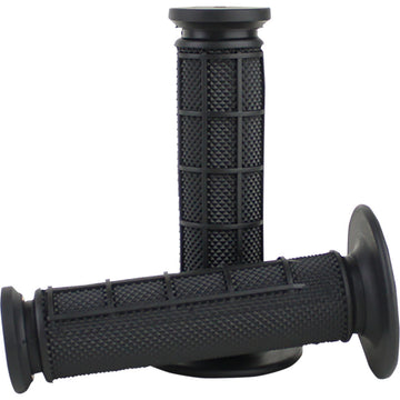 DRIVEN RACING Pro Waffle Grips - Black/Black D535-BK/BK