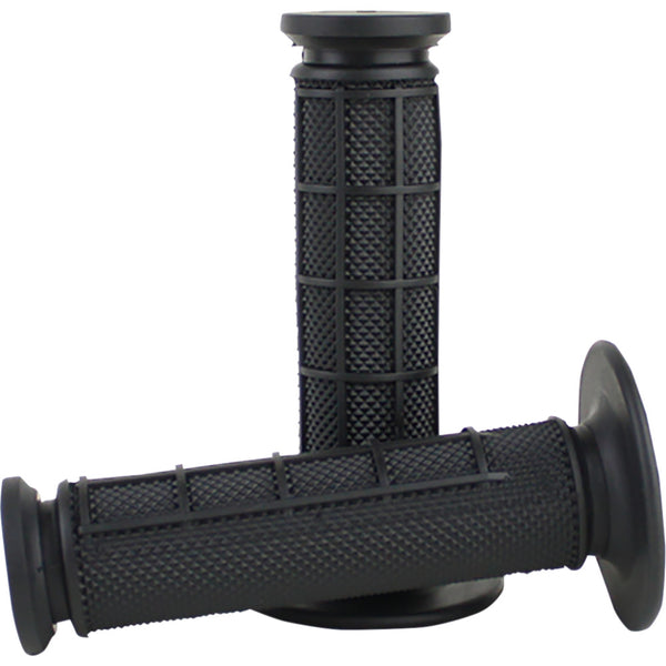 Driven Racing Pro Waffle Grips - Black/Black D535-BK/BK