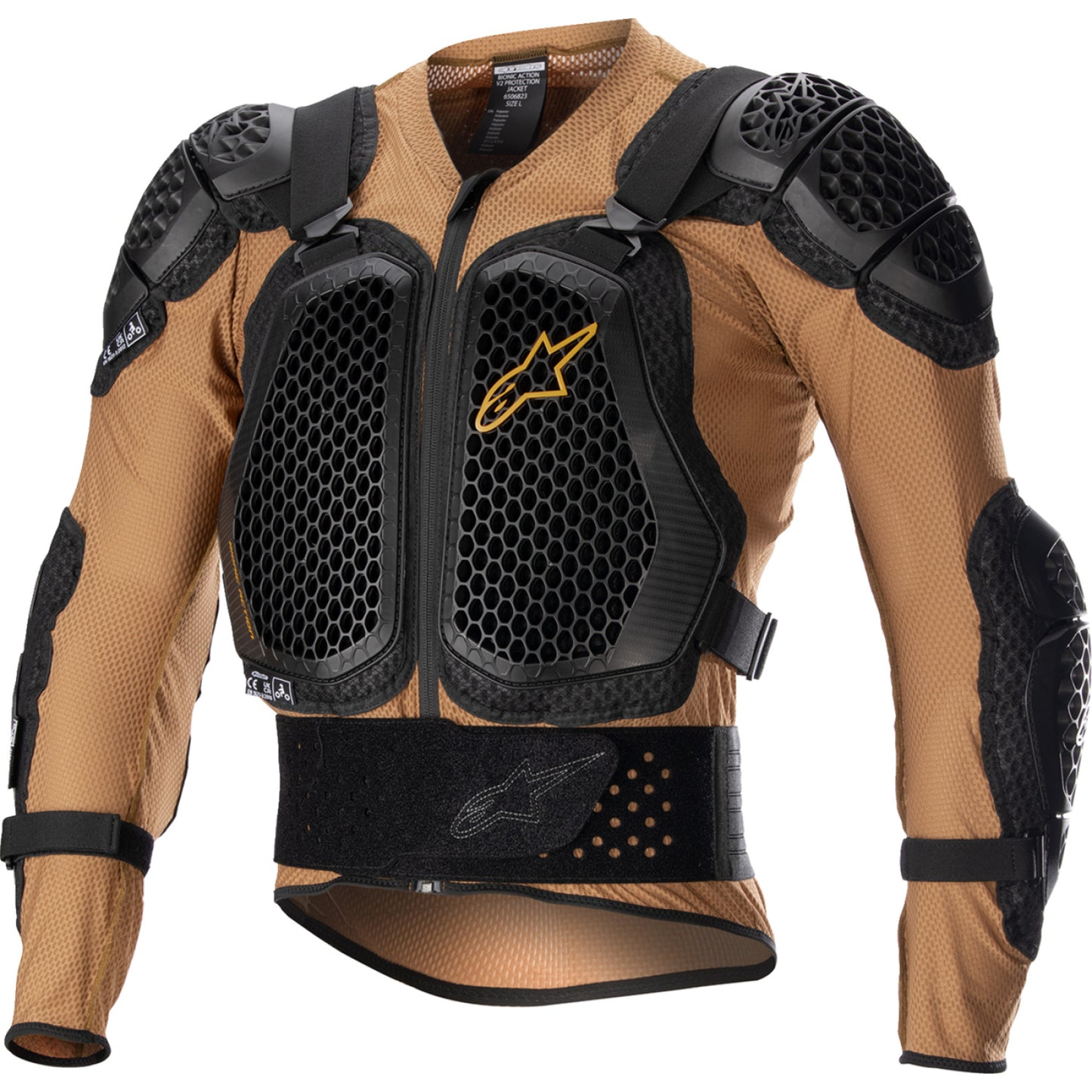 ALPINESTARS Bionic Action v2 Protection Jacket - Camel/Black - Small 6506823-814-S