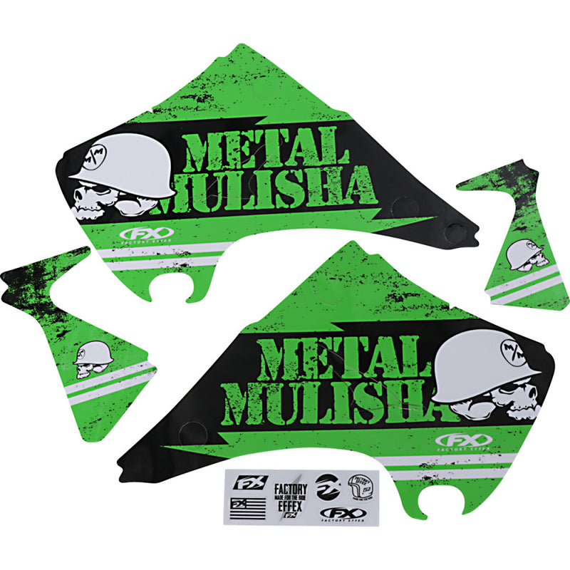 FACTORY EFFEX Metal Mulisha Graphic Kit - Kawasaki 23-11120