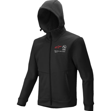 ALPINESTARS Racer MX Fleece Hoodie - Black - Small 3800125-10-S