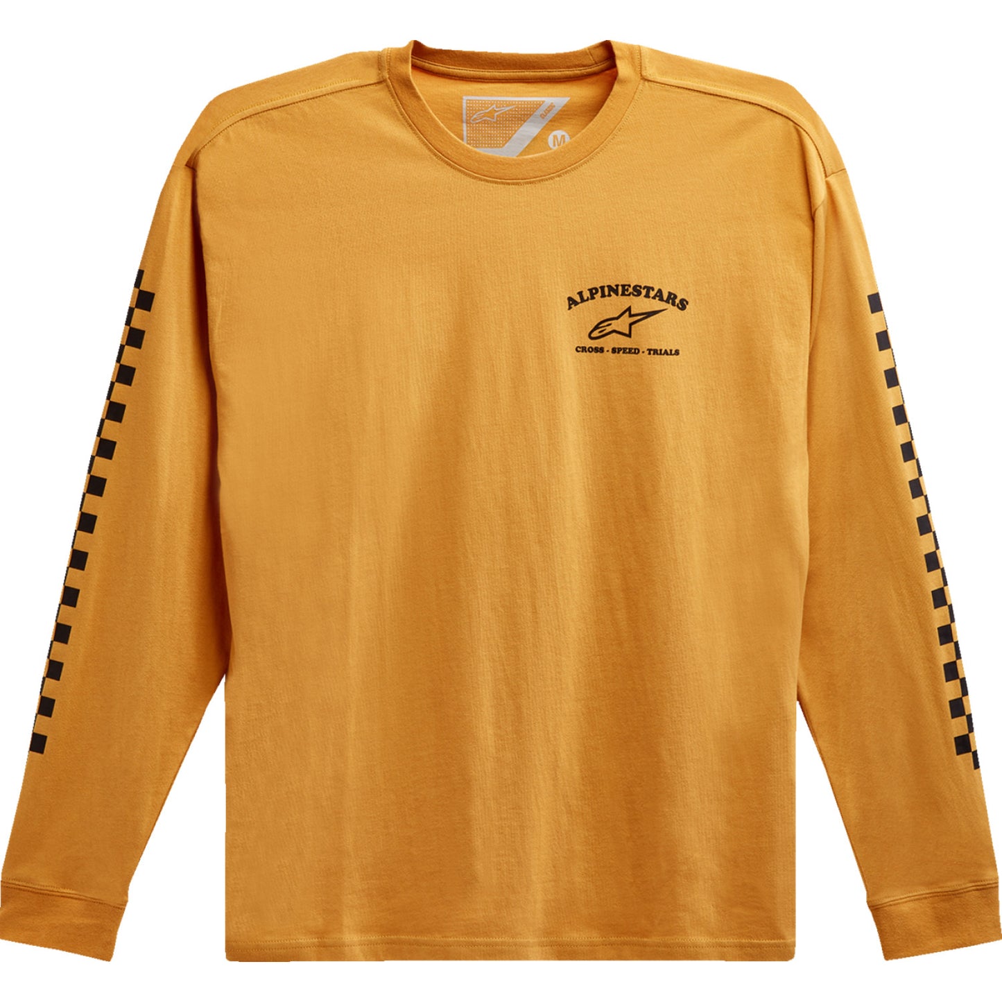 ALPINESTARS Sunday Long-Sleeve T-Shirt - Gold - Medium 12137184059M