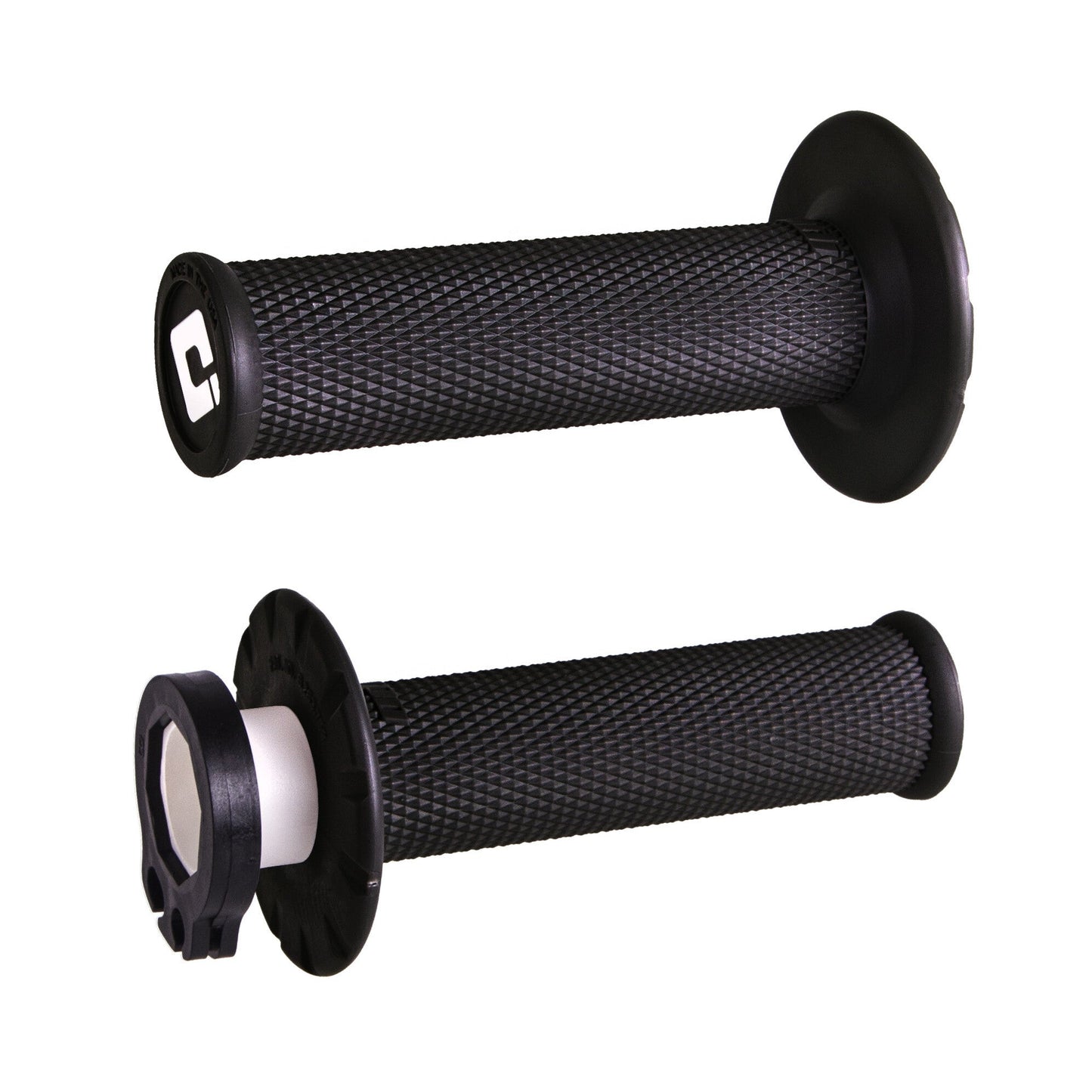 ODI MX V2 LOCK-ON GRIPS NO WAFFLE BLACK