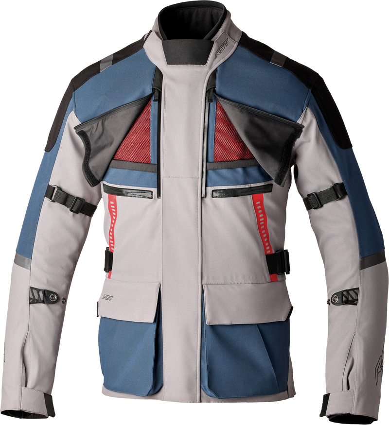 RST Pro Series Vulcan CE Textile Jacket - Silver/Blue - L