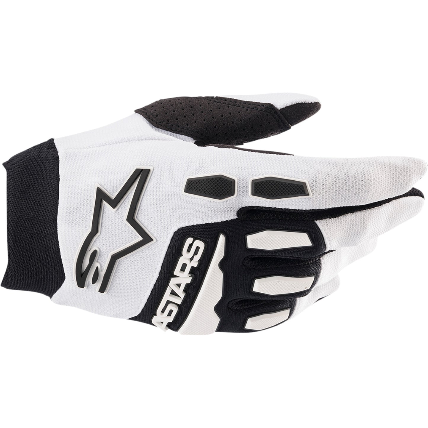 ALPINESTARS Full Bore Gloves - White/Black - 2XL 3563622-21-2X