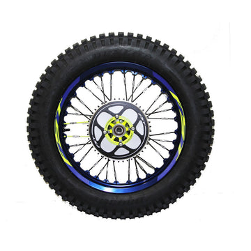 BACK WEEL TR BLUE BRIGHT 19+YELLOW FLUOR HUB Z44 | Sherco