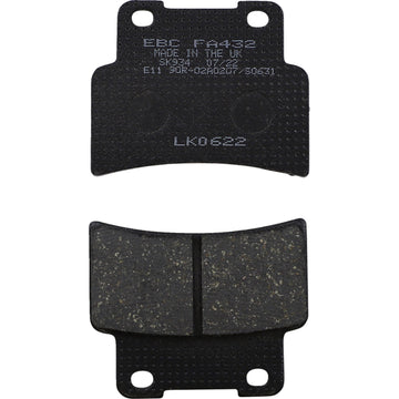 EBC Sintered Brake Pad FA432 | Brake Pads   Ceramic