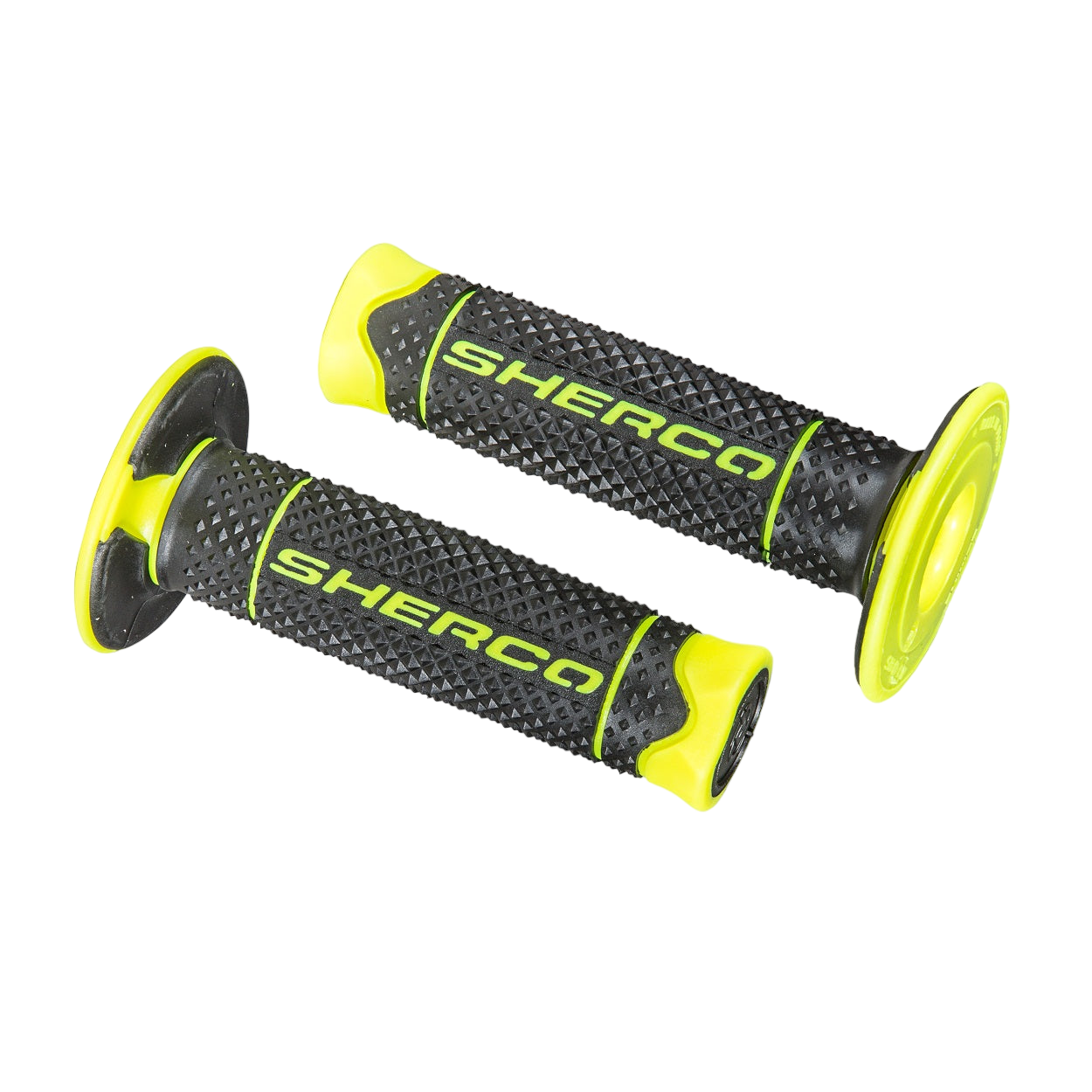 GRIPS SET  SHERCO YELLOW FLUO BLACK  SOFT | Sherco