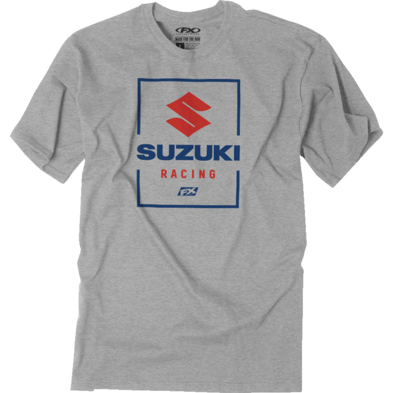 FACTORY EFFEX Suzuki Victory T-Shirt - Heather Gray - XL 26-87406