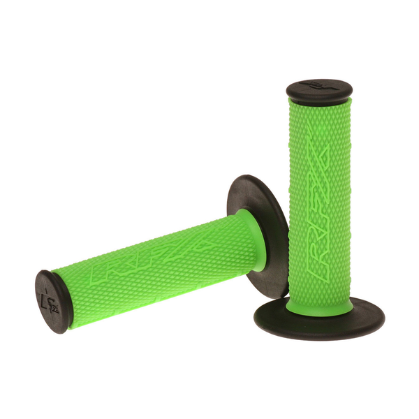 RFX Dual Compound Grips Green With Black Ends FXHG 20200 99GN