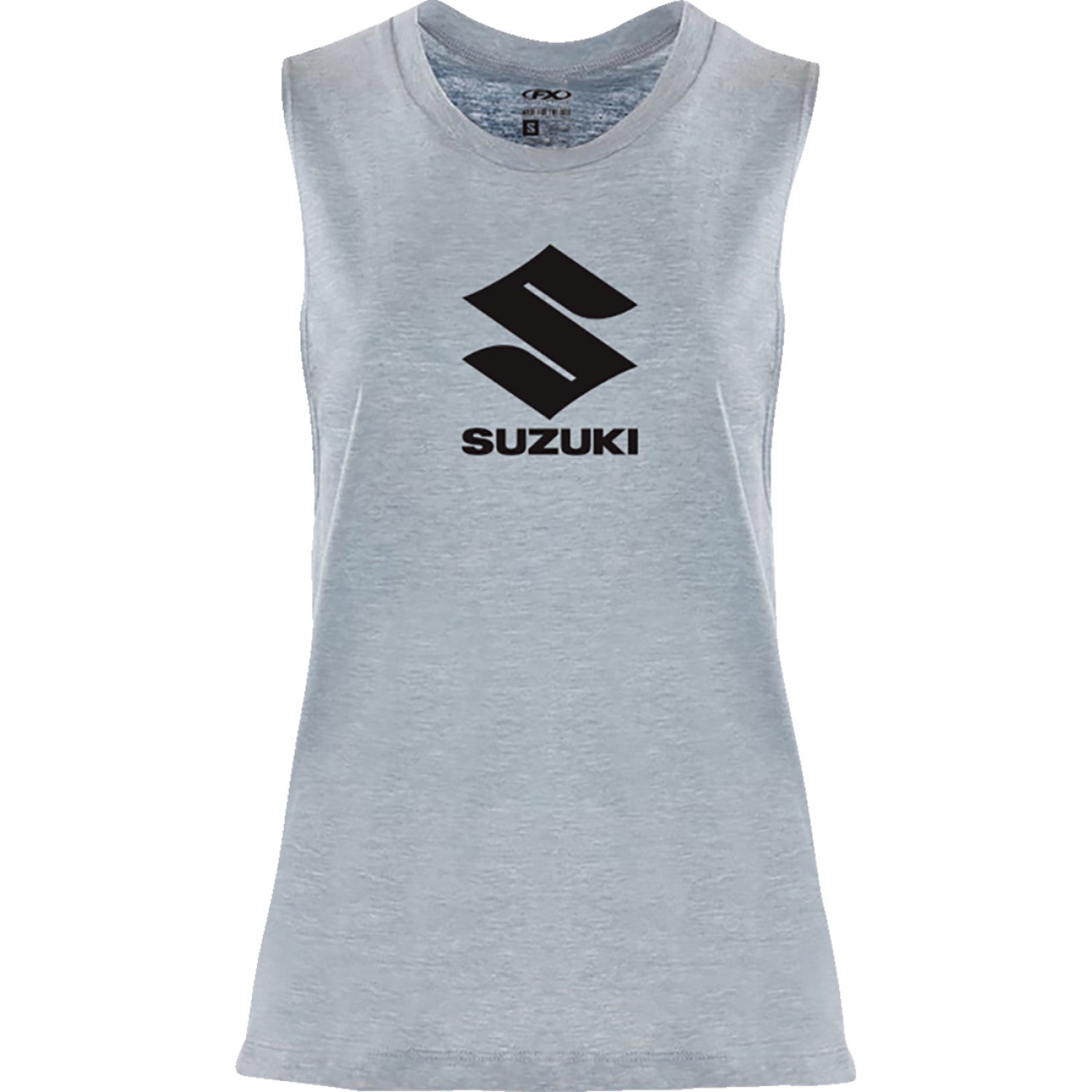 FACTORY EFFEX Women's Suzuki Idol Muscle Tank Top - Light Heather Blue - Small 27-87450