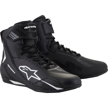 Alpinestars Faster-4 Shoes - Black/White - US 9.5 2510425-12-95