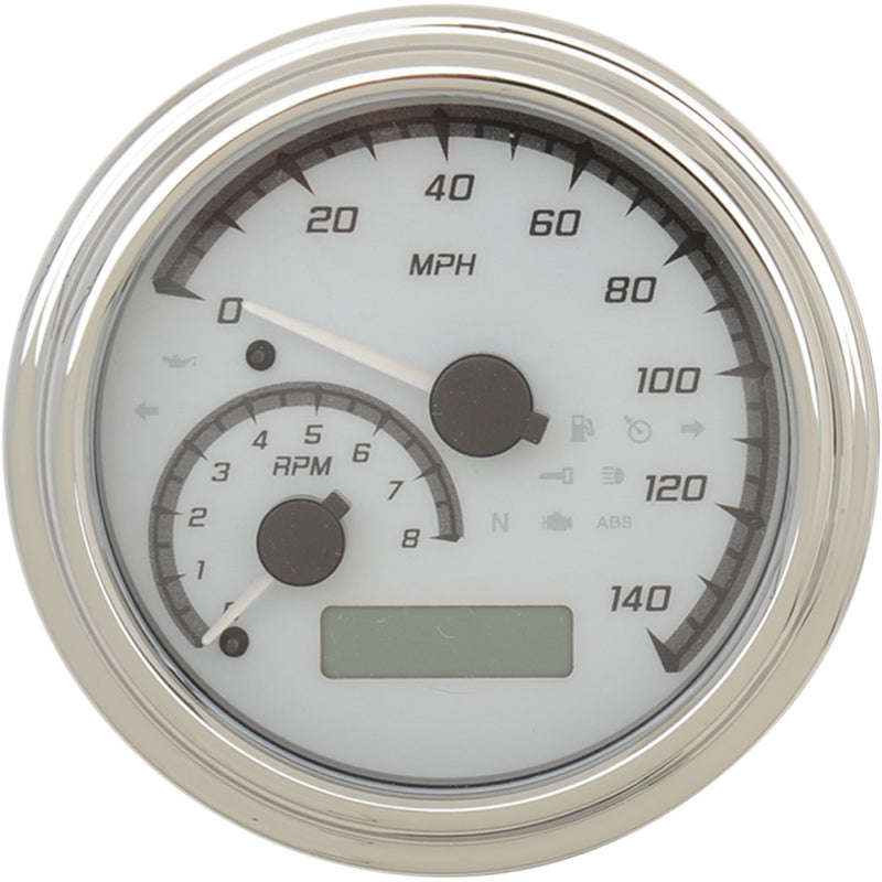 Dakota Digital MVX Series Analog Gauge System - White/Gray/Chrome MVX-2011-WG-C