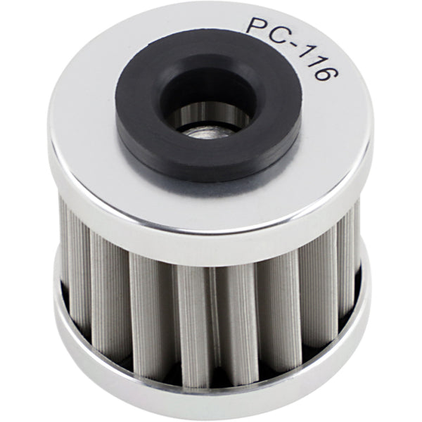 PC Racing Flo? Stainless Steel Oil Filter - Honda/Husqvarna/Polaris PC116