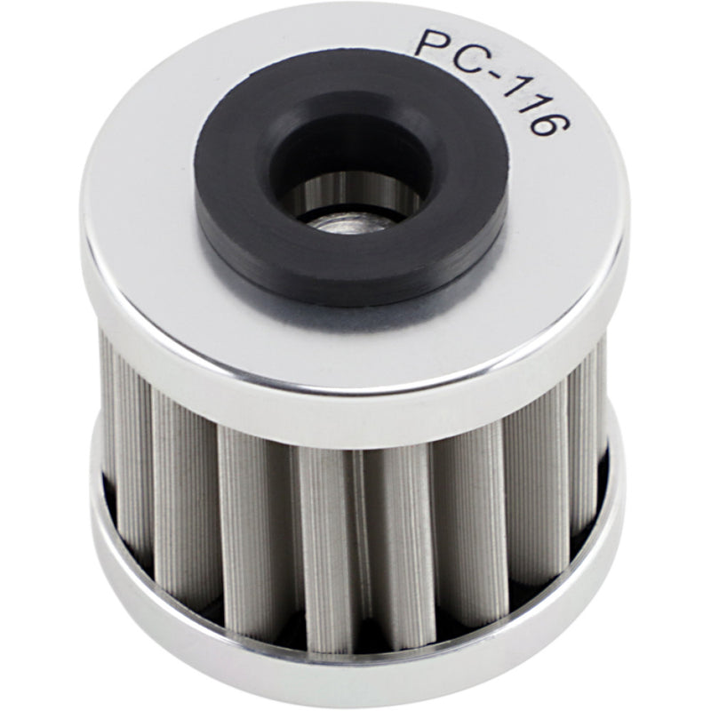 PC RACING Flo? Stainless Steel Oil Filter - Honda/Husqvarna/Polaris PC116