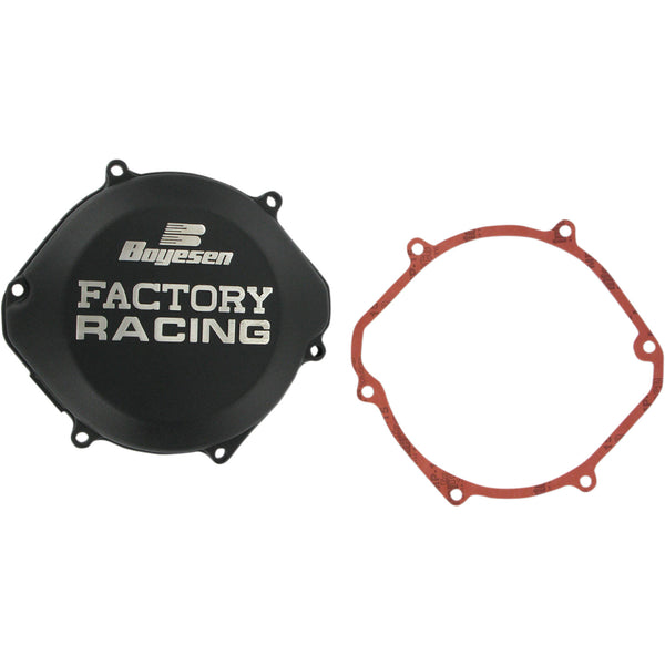 Boyesen Clutch Cover - Black - Honda CC02B