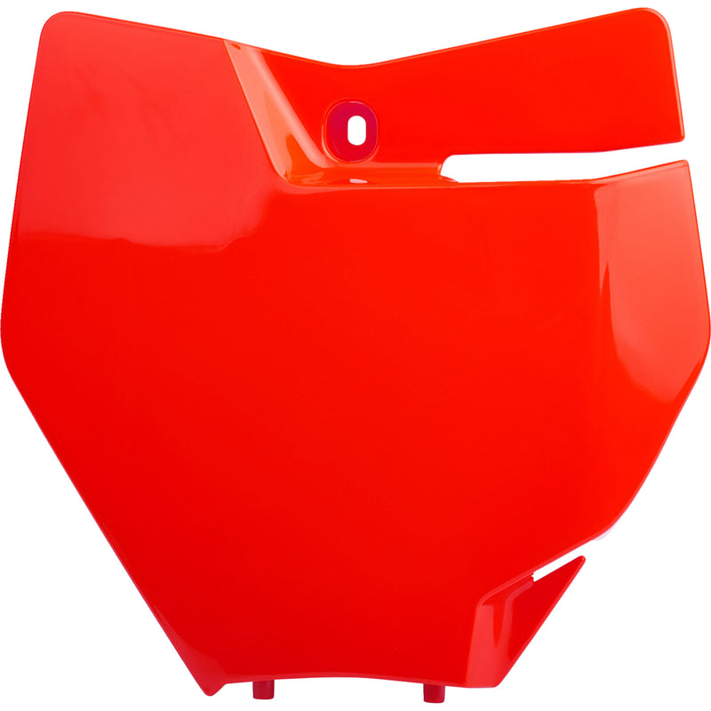 POLISPORT Number Plate - Fluorescent Orange - KTM 8664900006 by Polisport
