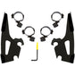 Memphis Shades Batwing Mounting Kit - Black - Honda MEB2067