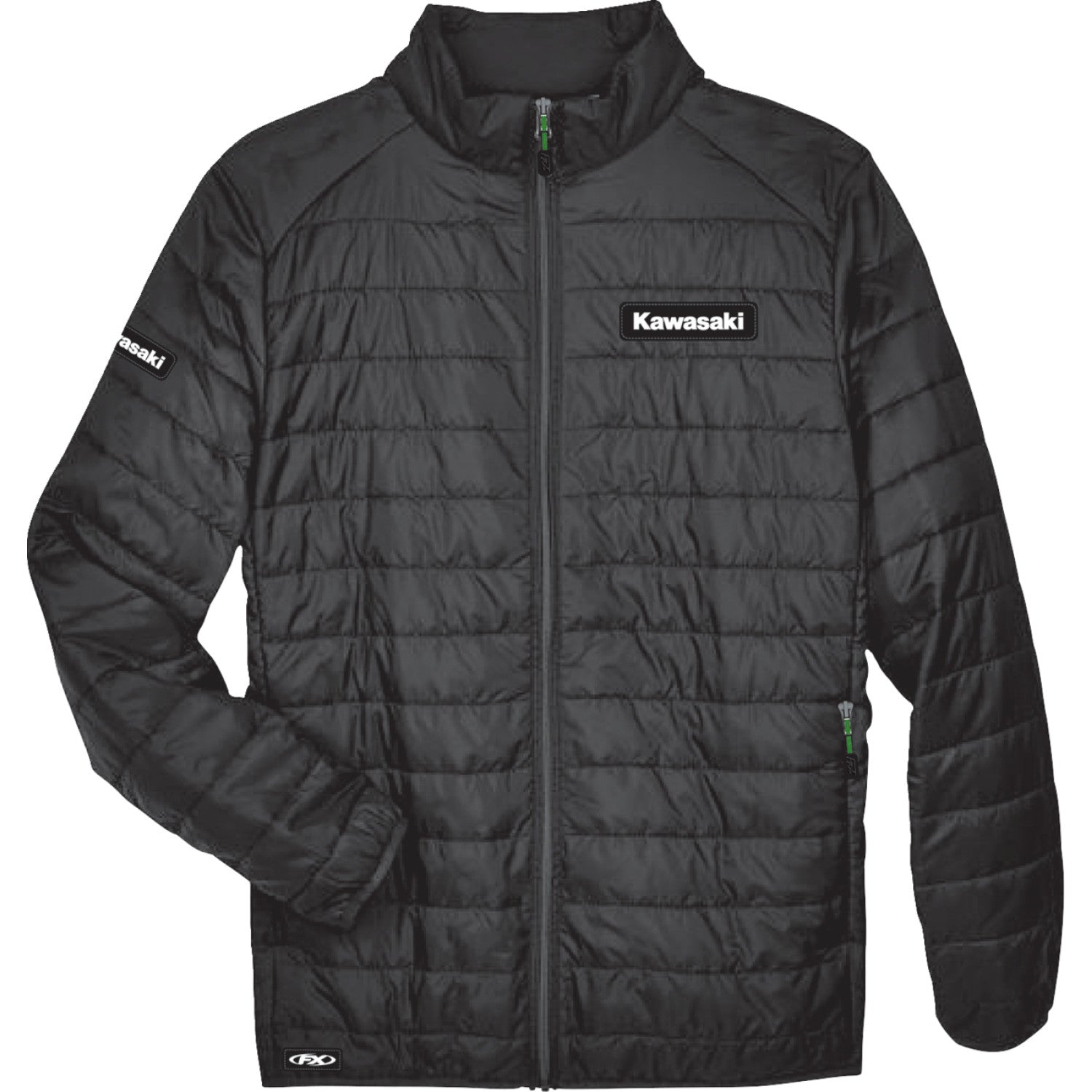 FACTORY EFFEX Kawasaki Puffer Jacket - Black - Medium 28-85112