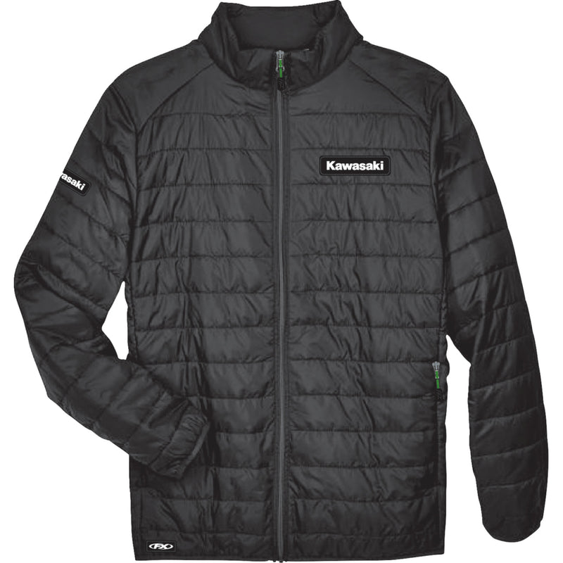 FACTORY EFFEX Kawasaki Puffer Jacket - Black - 2XL 28-85118