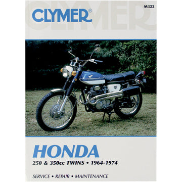 CLYMER Manual - Honda - 250/350 Twins CM322