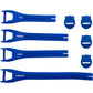 Moose Racing Qualifier Boot Strap Kit - Blue - Size 10-15 3430-1020