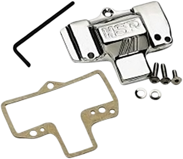 MIKUNI Carburetor Top Cover with Logo - Chrome KHS-029