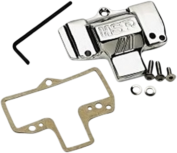 MIKUNI Carburetor Top Cover with Logo - Chrome KHS-029