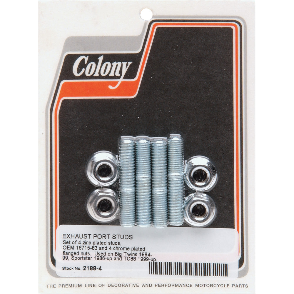 Colony Exhaust Stud and Nut 2188-4