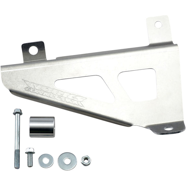 Works Connection Radiator Brace Set - Silver - Yamaha 18-126